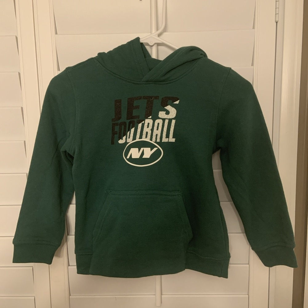 New York Jets Pullover Hoodie Green Youth Medium 5-6 NFL‎ Team Apparel